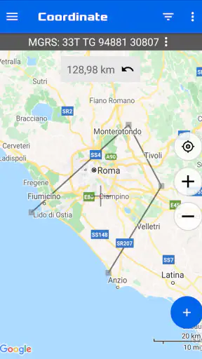 Coordinate GPS Mappa screenshot