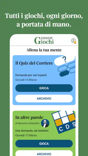 Corriere Giochi screenshot
