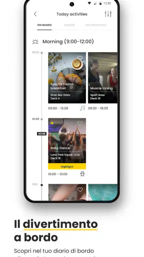 Costa Crociere screenshot