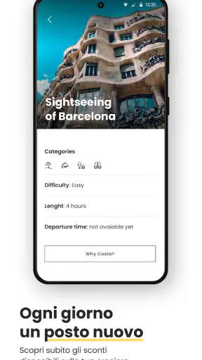 Costa Crociere screenshot