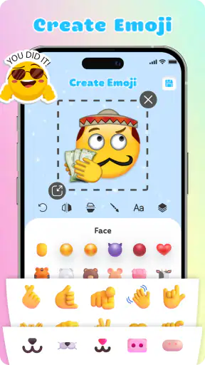 Crea e unisci emoji screenshot