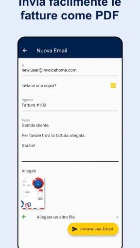 Crea fatture-preventivi in PDF screenshot