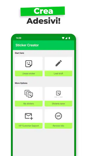 Crea sticker personalizzati screenshot