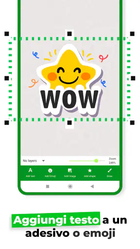 Crea sticker personalizzati screenshot