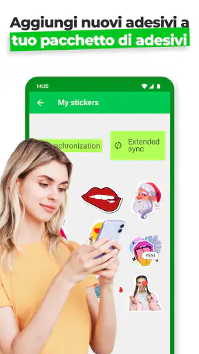 Crea sticker personalizzati screenshot