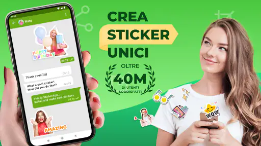 Crea sticker personalizzati screenshot