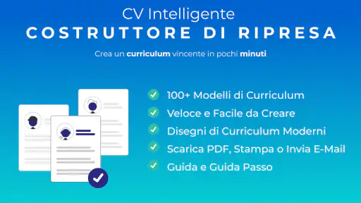 Creare Curriculum - Modelli CV screenshot