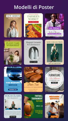 Creare Locandine AI Poster screenshot