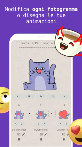Creare stickers animati (FSM) screenshot