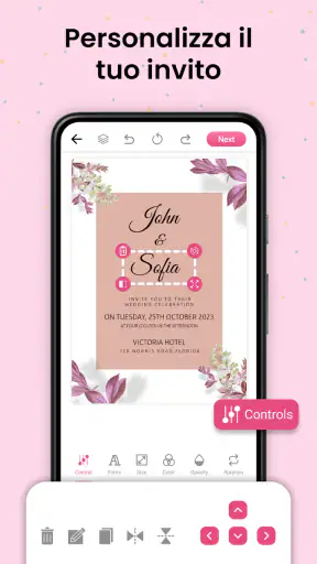 Creatore di biglietti d'invito screenshot