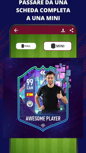 Creatore di carte FUT 25 screenshot