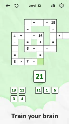 Cross Math－Number Puzzle Game screenshot