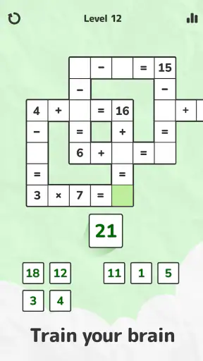 Cross Math－Number Puzzle Game screenshot