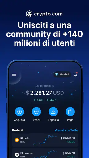 Crypto.com - Acquista BTC, CRO screenshot