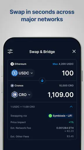 Crypto.com: Onchain Wallet screenshot