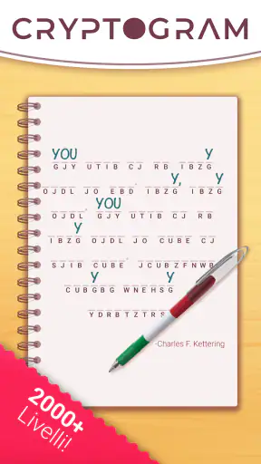 Cryptogram - Word Brain Puzzle screenshot