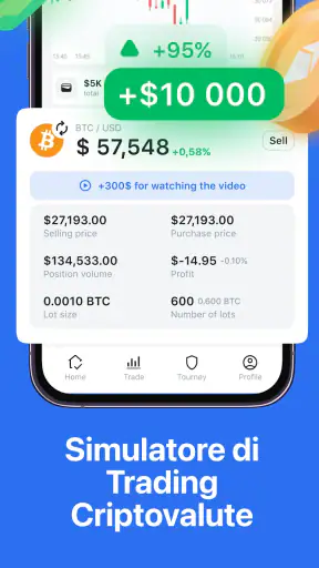 Cryptoguru: Trading Simulatore screenshot