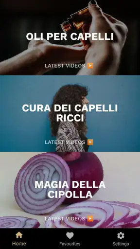 Cura Dei Capelli in Italiano screenshot