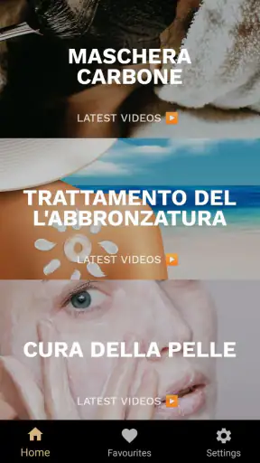 cura della pelle e del viso screenshot