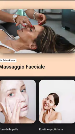 cura della pelle e del viso screenshot