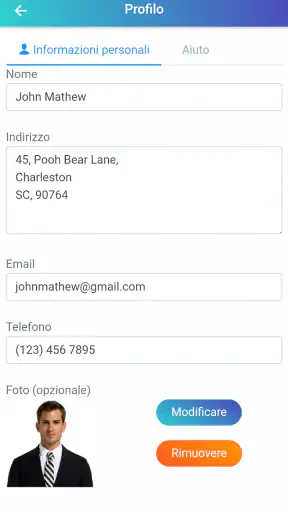 Curriculum vitae, CV Europeo screenshot