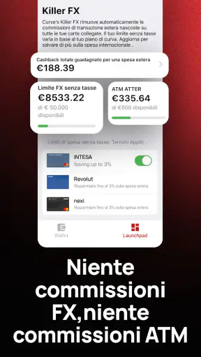 Curve: il tuo Smart Wallet screenshot