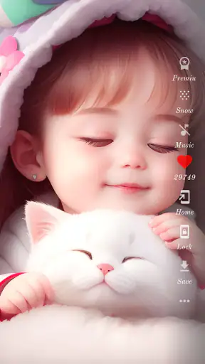 Cute Cat Wallpaper HD screenshot