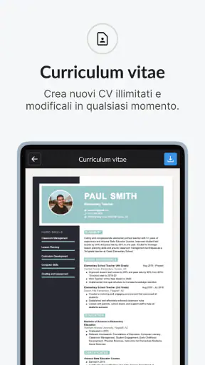 CVwizard: Curriculum con IA screenshot