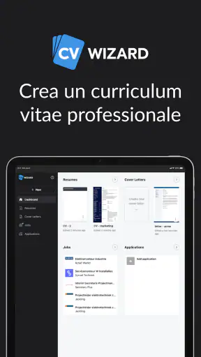 CVwizard: Curriculum con IA screenshot