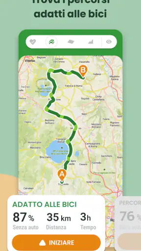 Cyclers: Navigazione per bici screenshot