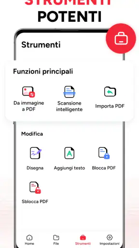 Da immagine a PDF: PDF Creator screenshot