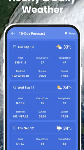 Daily Weather Launcher - Radar screenshot
