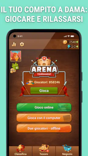 Dama: gioca online e offline screenshot