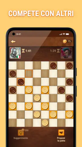 Dama: gioca online e offline screenshot