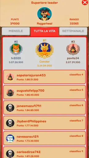 Dama Italiana Online screenshot