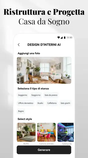 DecAI - AI Design della Casa screenshot
