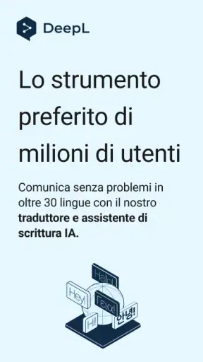 DeepL Traduttore screenshot