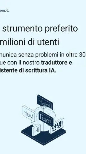 DeepL Traduttore screenshot