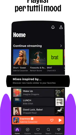 Deezer: musica MP3 e podcast screenshot