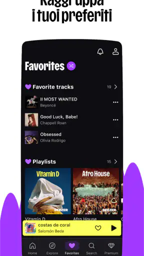 Deezer: musica MP3 e podcast screenshot