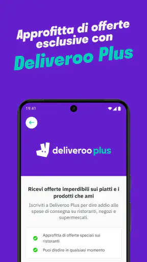 Deliveroo: Cibo e shopping screenshot