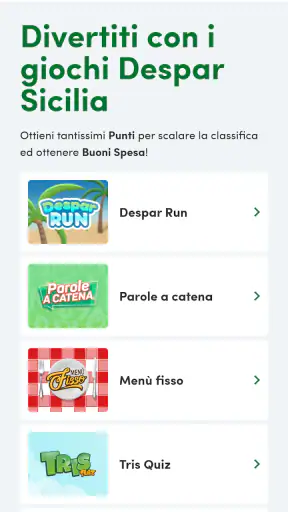 Despar Sicilia screenshot