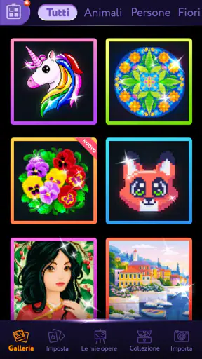 Diamanti magici per colorare screenshot