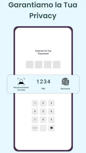 Diario, Note con Password screenshot