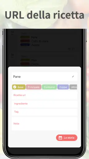 Diario Pasto Pianificatore screenshot