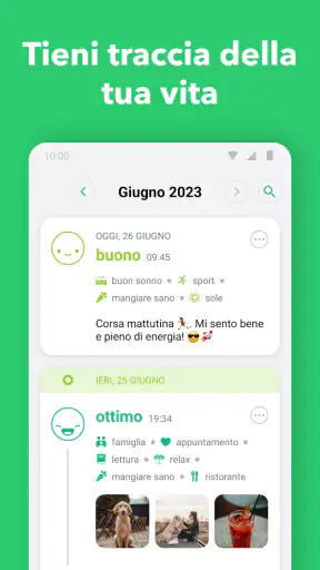 Diario - Tracciatore di Umore screenshot