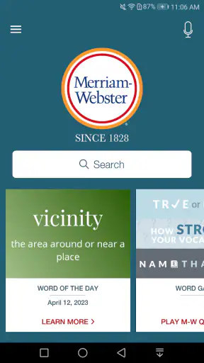 Dictionary - M-W Premium screenshot