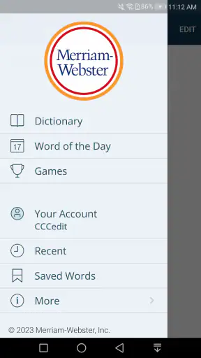 Dictionary - M-W Premium screenshot