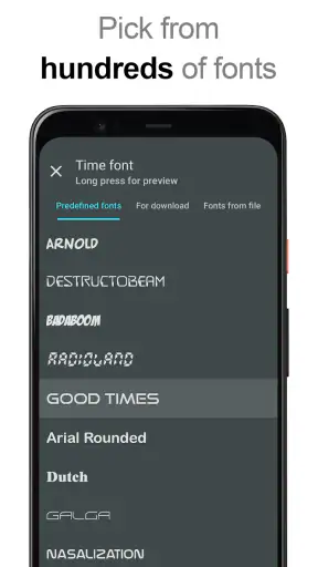 DIGI Clock Widget screenshot