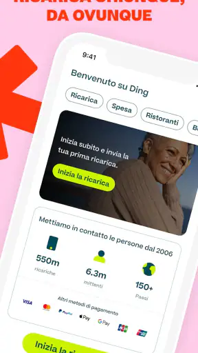 Ding: Ricariche cellulari screenshot